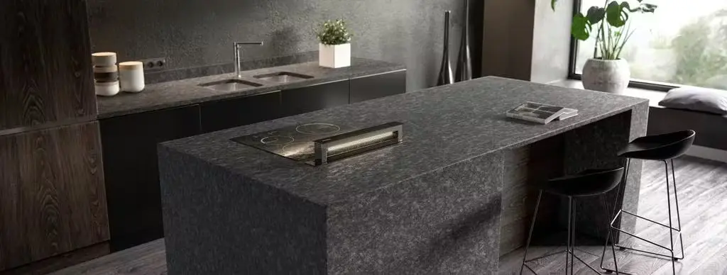 Honed Black Granite